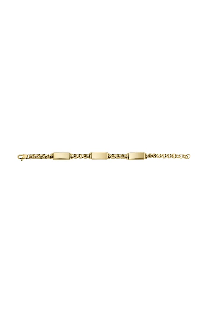 Náramek Fossil Drew Chain zlatá JF04695710