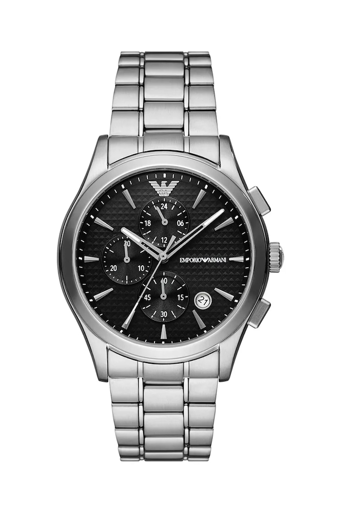 Hodinky Emporio Armani Paolo Chronograph stříbrná AR11602