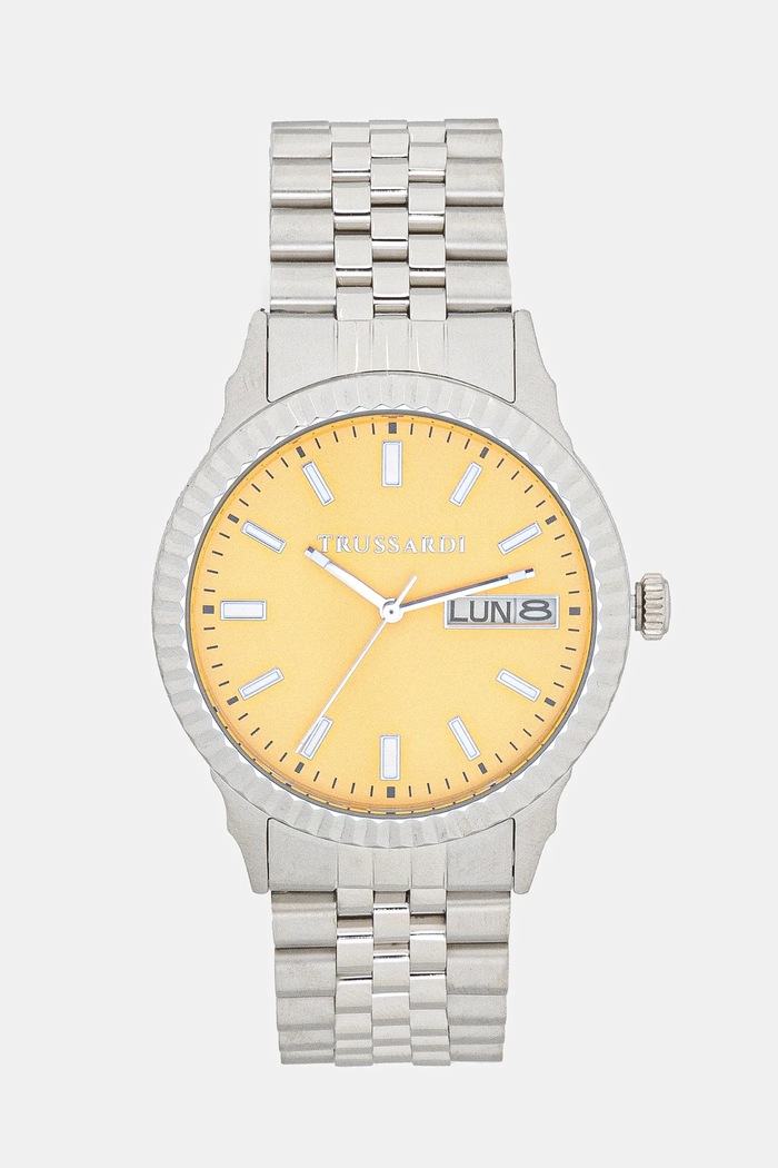 Hodinky Trussardi T-BENT strieborná R2453141013