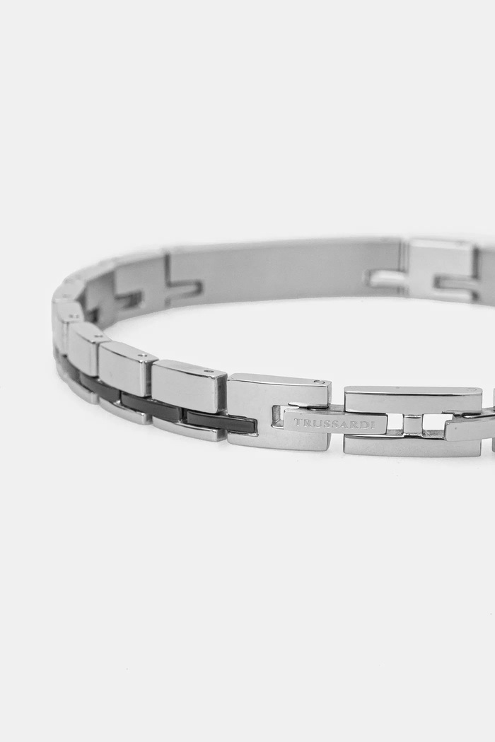 Náramek Trussardi T-STEEL TJAXV03 stříbrná AA00