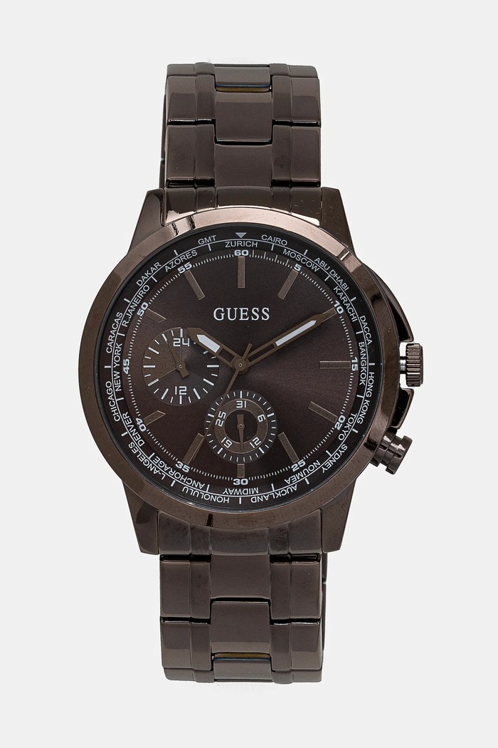 Hodinky Guess stříbrná GW0490G5