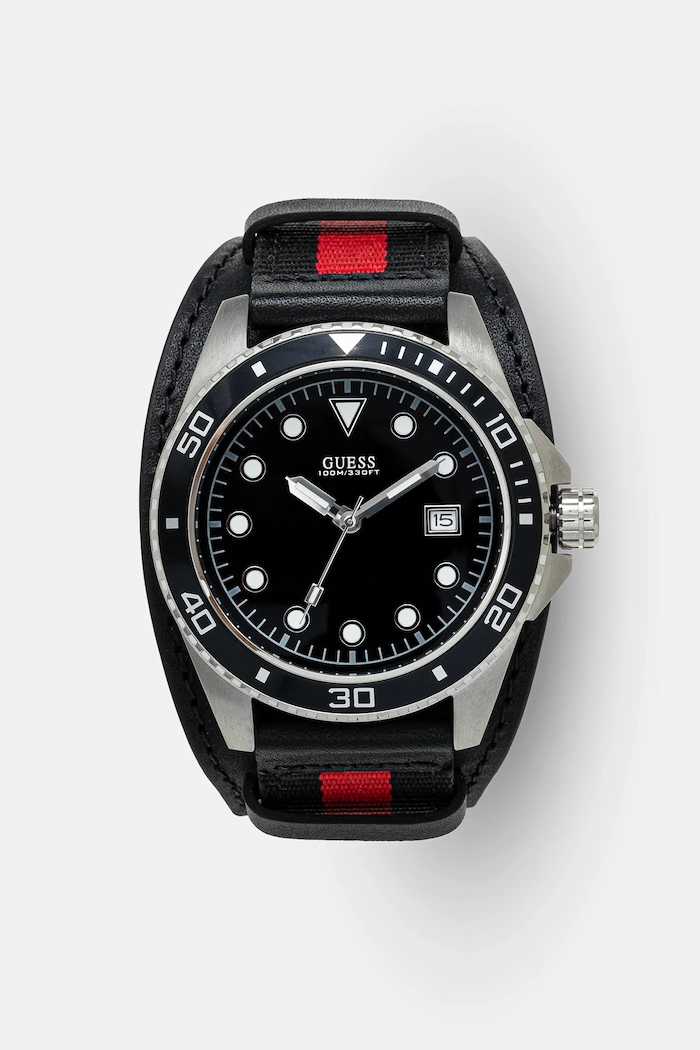Guess zegarek czarny W1051G1