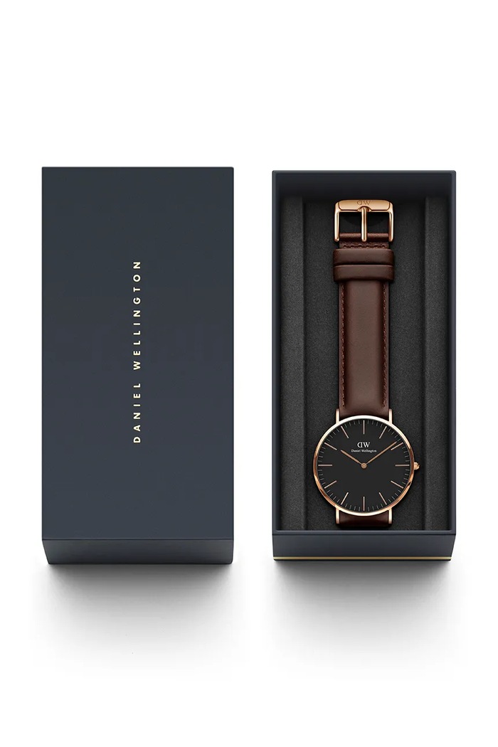 Akcesoria Daniel Wellington zegarek DW00100125 brązowy