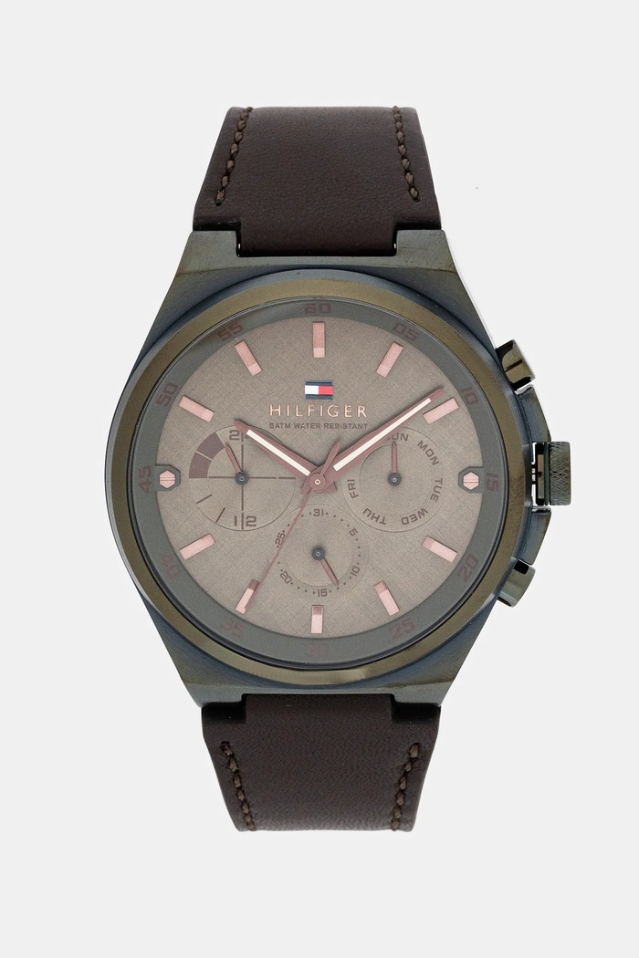Hodinky Tommy Hilfiger hnědá 1792085