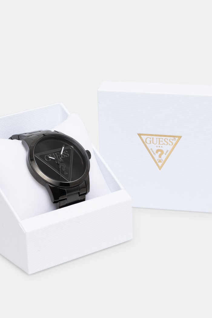 Guess zegarek męski czarny GW0782G2