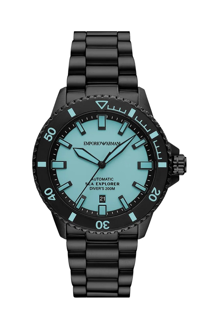 Emporio Armani zegarek SEA EXPLORER czarny AR60084