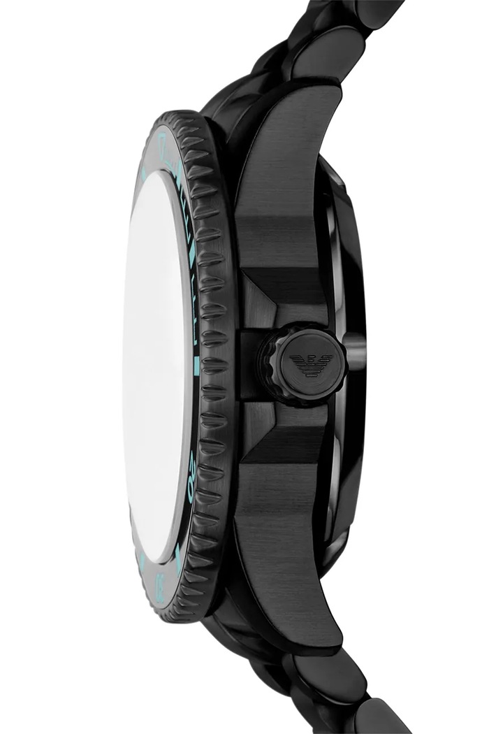 Akcesoria Emporio Armani zegarek SEA EXPLORER AR60084 czarny