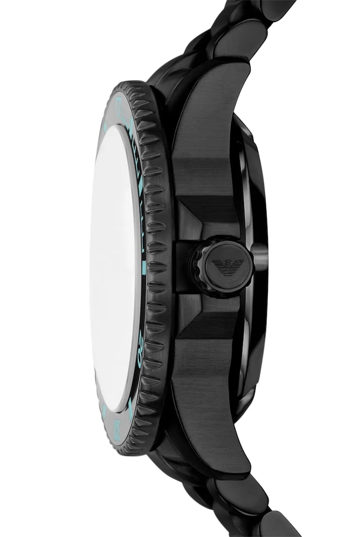 Akcesoria Emporio Armani zegarek SEA EXPLORER AR60084 czarny