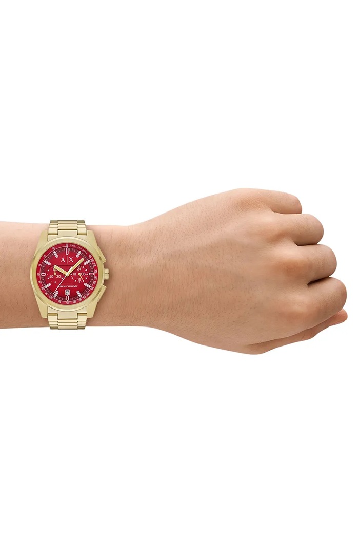 Hodinky Armani Exchange PARKER zlatá AX2863