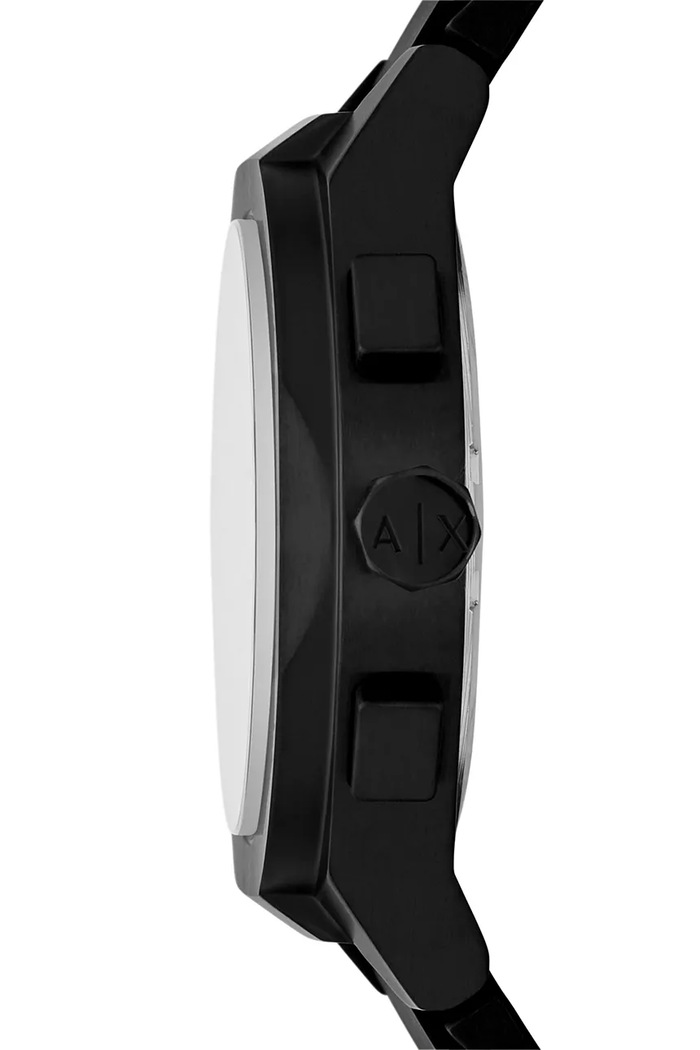 Akcesoria Armani Exchange zegarek i zawieszka bagażowa RAFAEL AX7165SET czarny