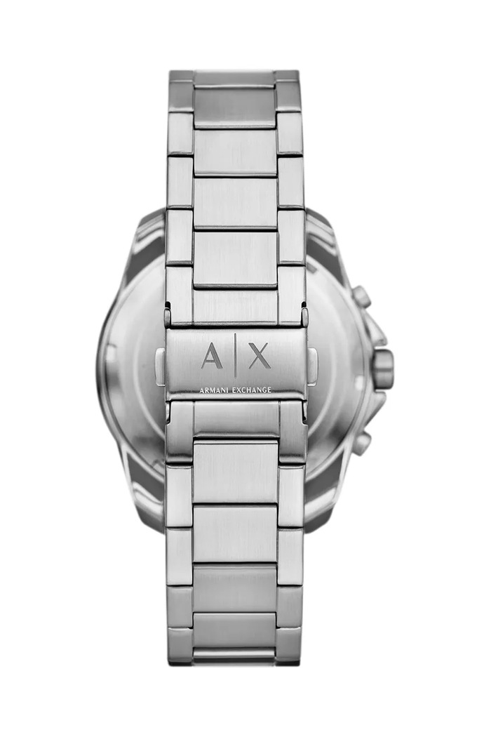Armani Exchange zegarek i naszyjnik SPENCER AX7166SET srebrny AA00