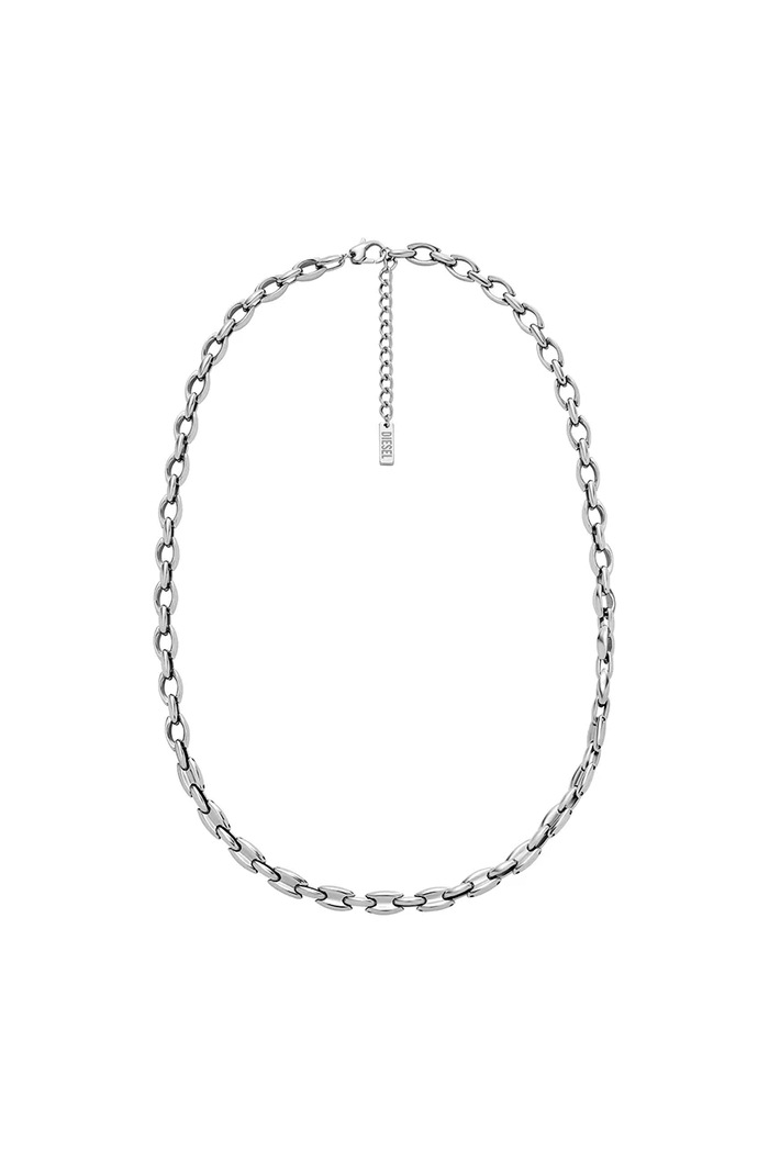 Náhrdelník Diesel CHAIN NECKLACE DX1582040 strieborná AA00