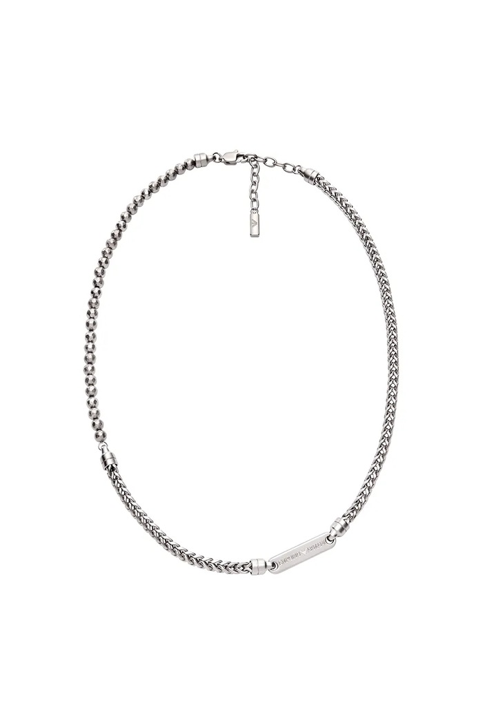 Emporio Armani naszyjnik ICONIC TREND EGS3182040 srebrny AA00