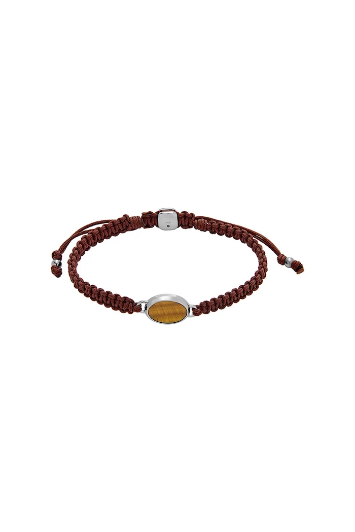 Fossil bratara JEWELRY piatră naturală maro JF04853040