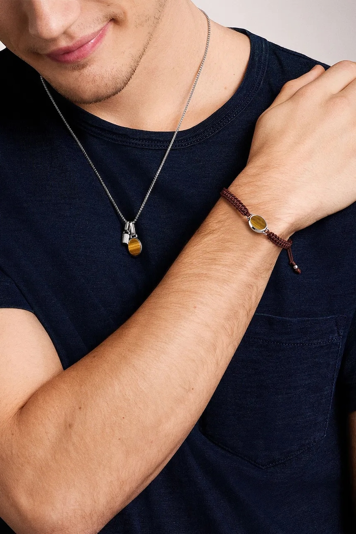 Fossil bratara JEWELRY JF04853040 maro AA00