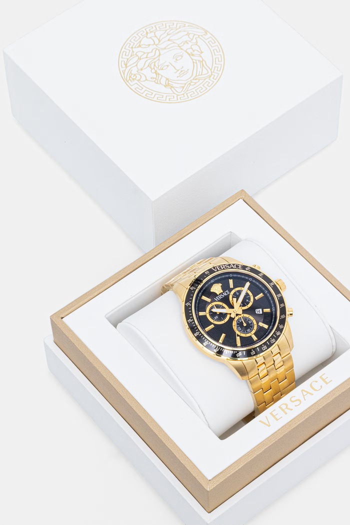 Accesorii Versace ceas bărbătesc VEZCA0724 aur