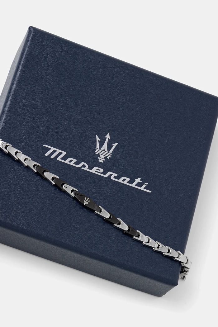 Accesorii Maserati brățară ICONIC JM225AVD83 argintiu