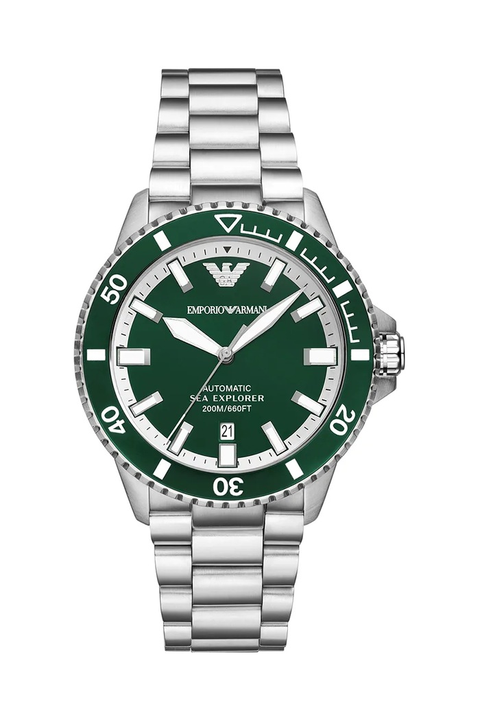 Hodinky Emporio Armani stříbrná AR60080