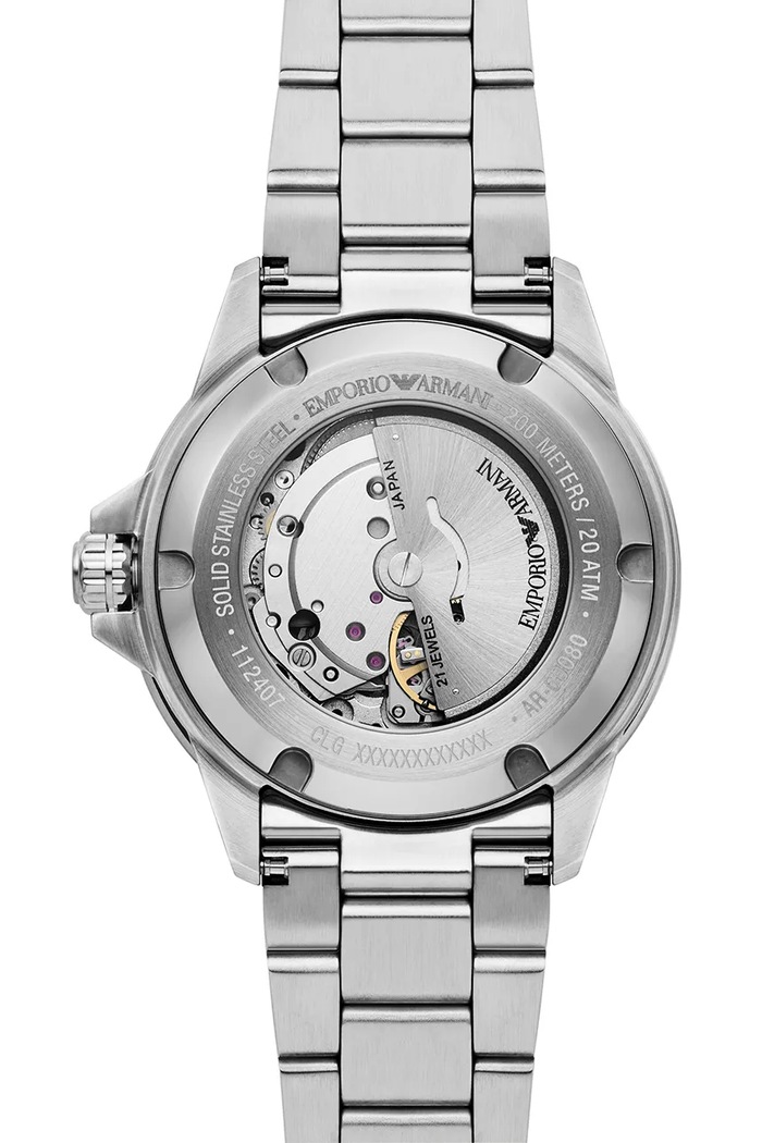 Hodinky Emporio Armani stříbrná AR60080