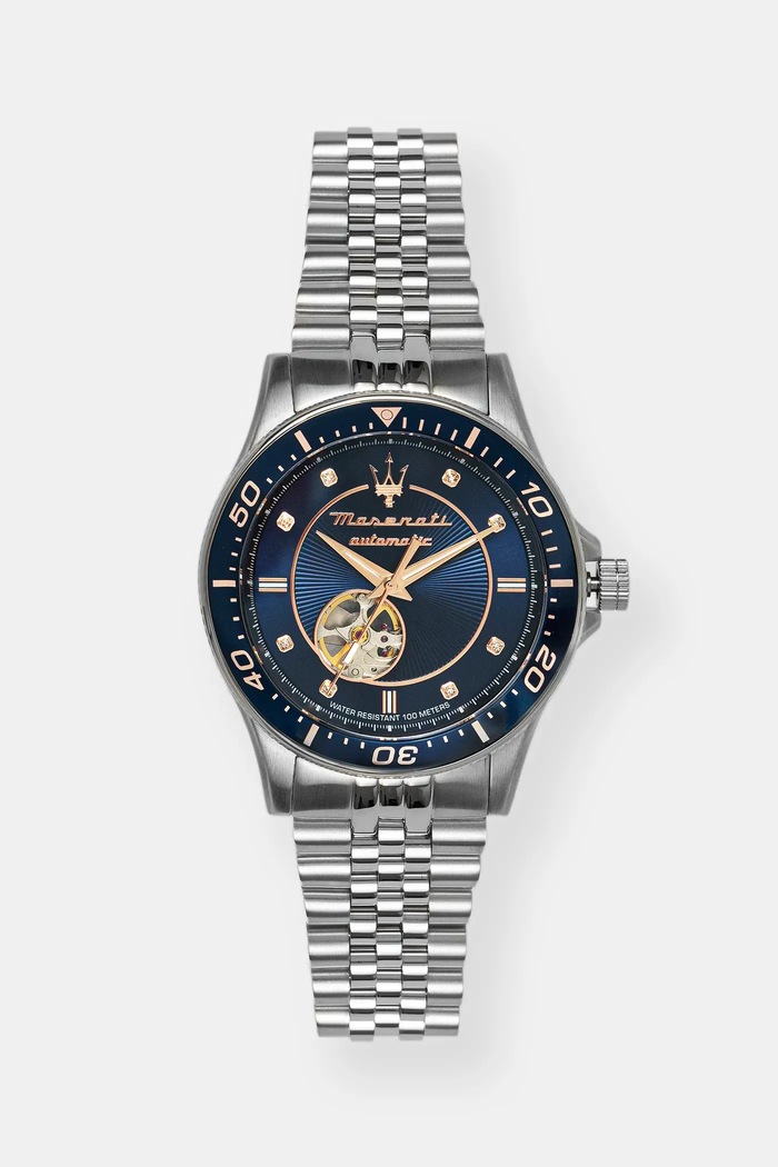 Maserati zegarek srebrny R8823140013