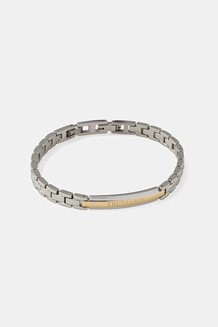 Náramek Trussardi T-STEEL Dárkový box stříbrná TJAXV23