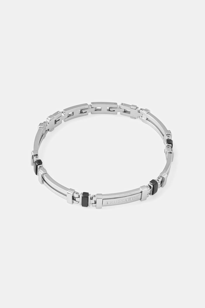 Náramek Trussardi T-STEEL Dárkový box stříbrná TJAXV25