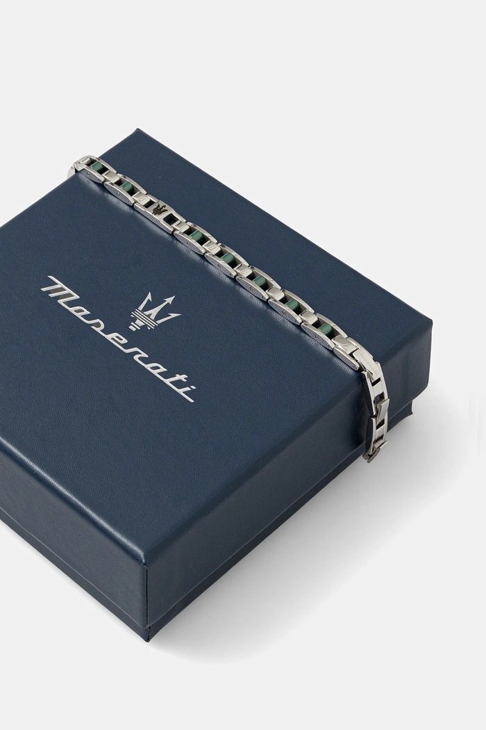 Doplňky Náramek Maserati CERAMIC JM225ATZ60 stříbrná