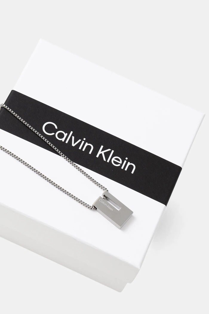 Akcesoria Calvin Klein naszyjnik 35100019 srebrny