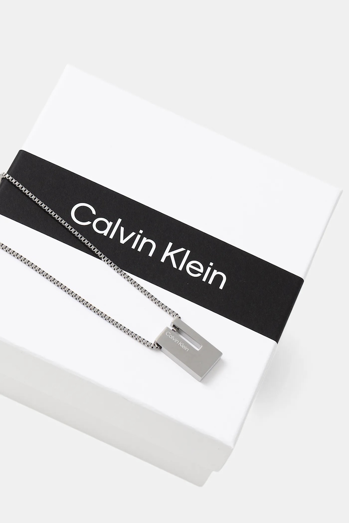 Akcesoria Calvin Klein naszyjnik 35100019 srebrny