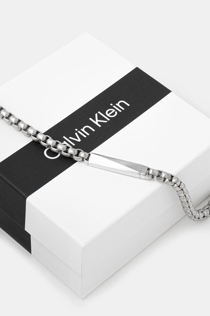 Akcesoria Calvin Klein naszyjnik 35100054 srebrny