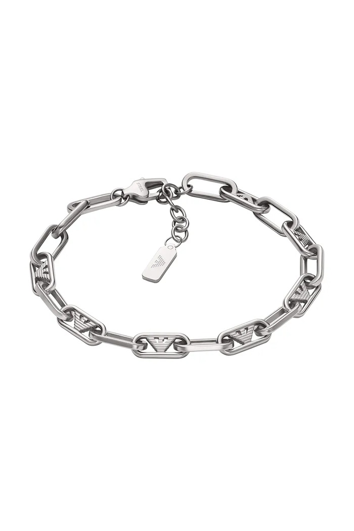 Emporio Armani brățară argintiu EGS3249040