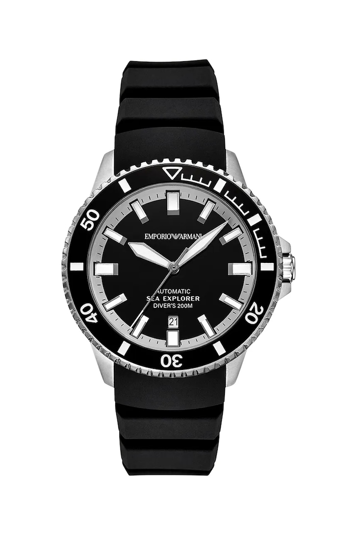 Hodinky Emporio Armani čierna AR60086