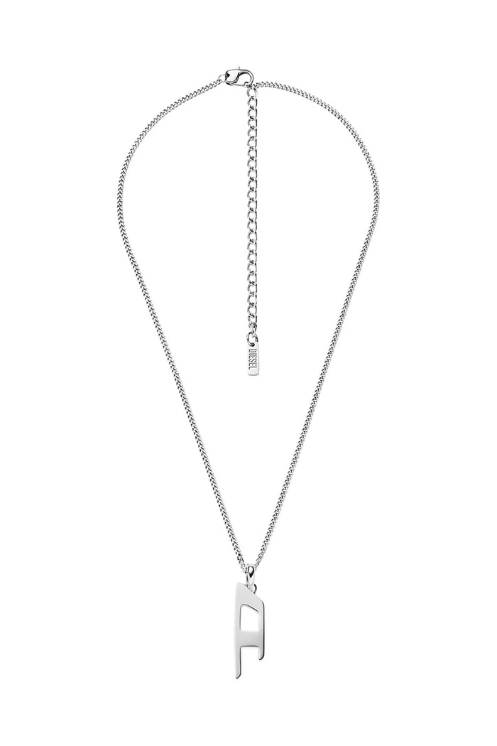 Diesel colier argintiu DX1625040