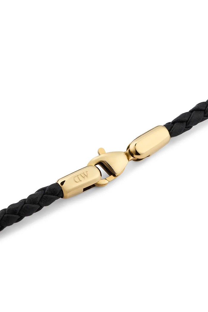 Usnjena zapestnica Daniel Wellington DW00401758 zlata AA00