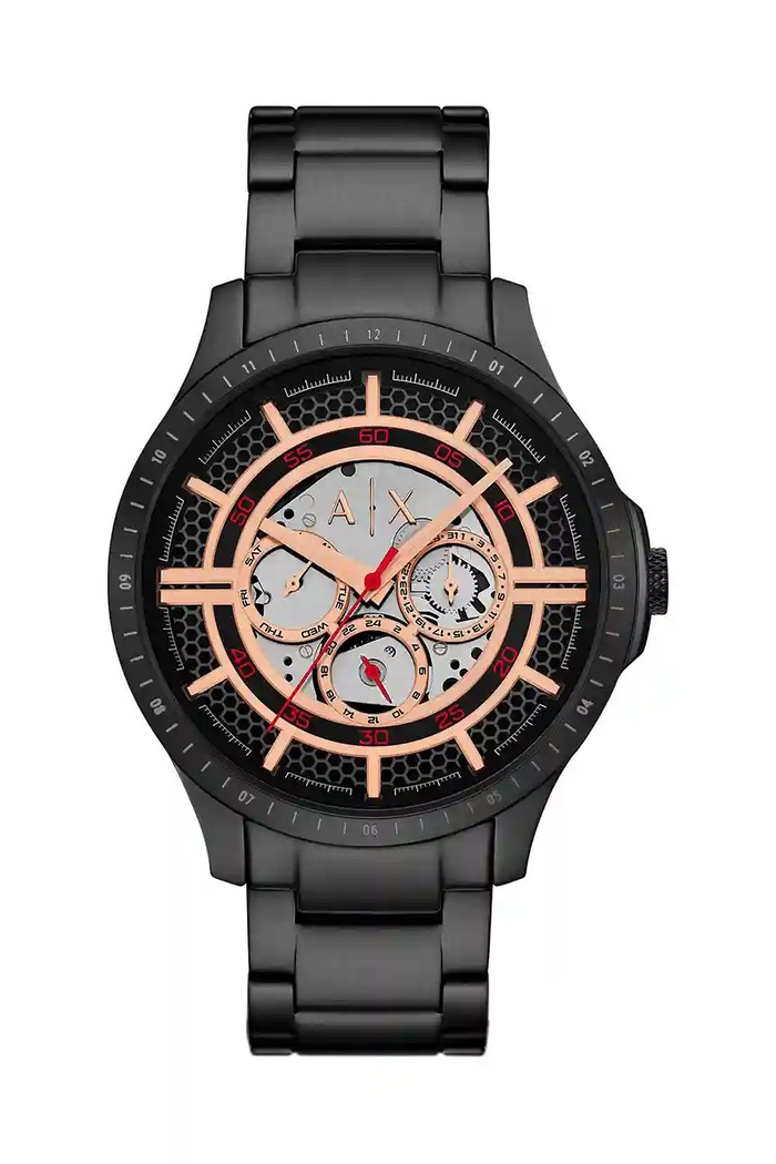 Hodinky Armani Exchange čierna AX2465