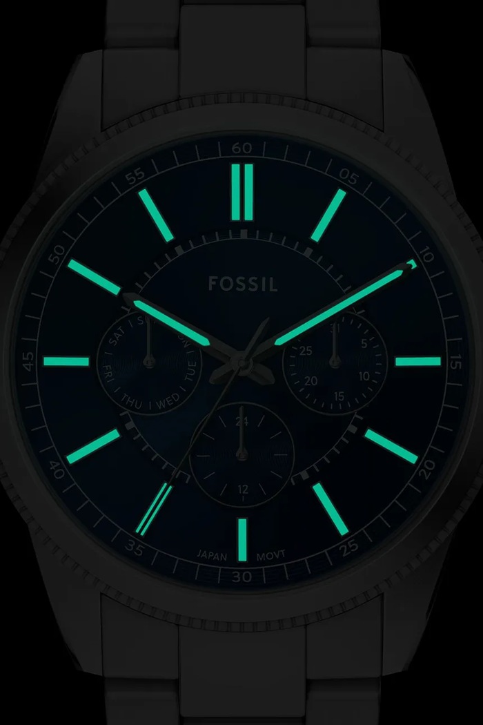 Fossil zegarek srebrny FS6134
