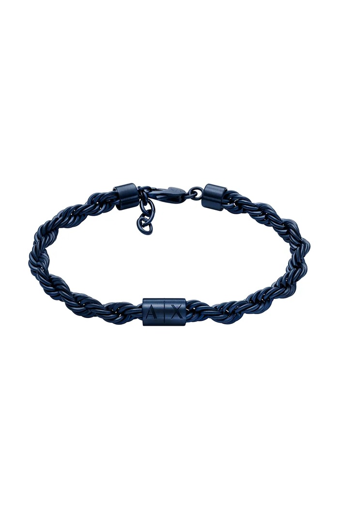 Náramok Emporio Armani tmavomodrá AXG0165470