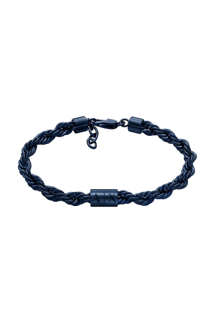 Náramok Emporio Armani tmavomodrá AXG0165470