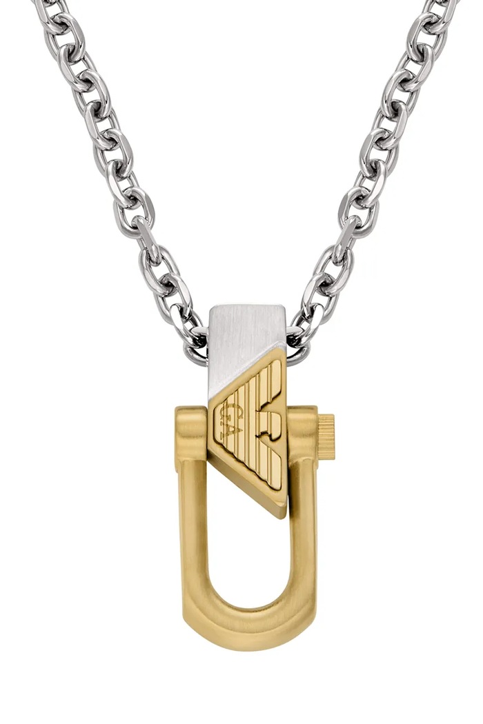 Náhrdelník Emporio Armani EGS3243040 strieborná AA00