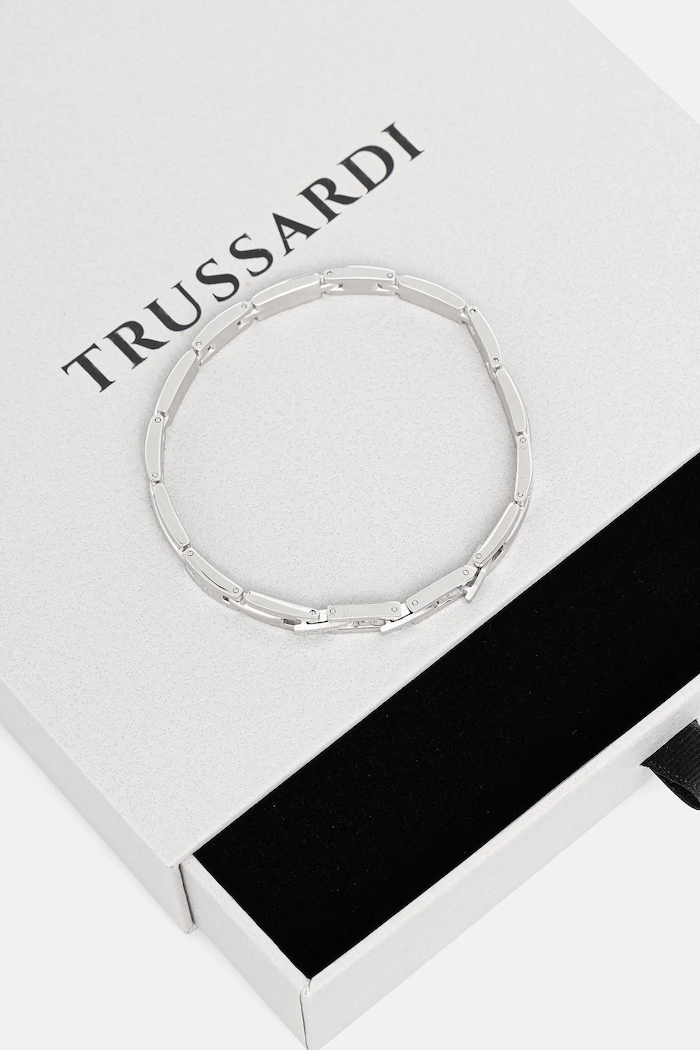 Doplňky Náramek Trussardi TJAXV28 stříbrná