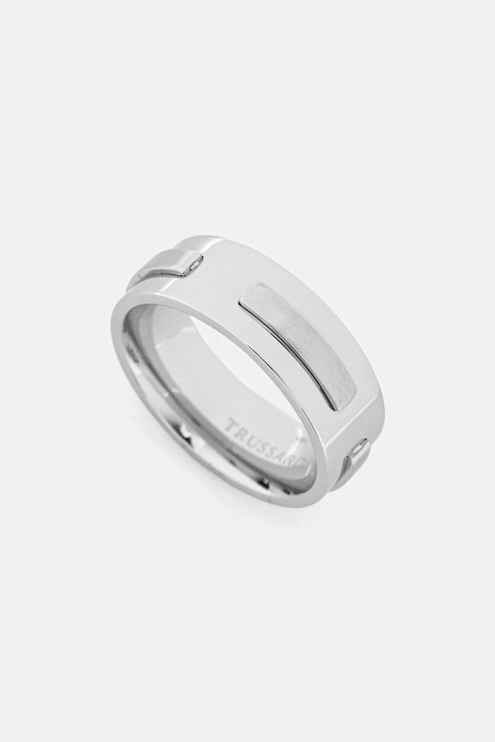 Prsteň Trussardi T-STEEL strieborná TJAXV420
