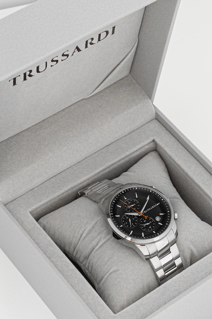 Trussardi ceas T-BRIDGE argintiu R2453171002