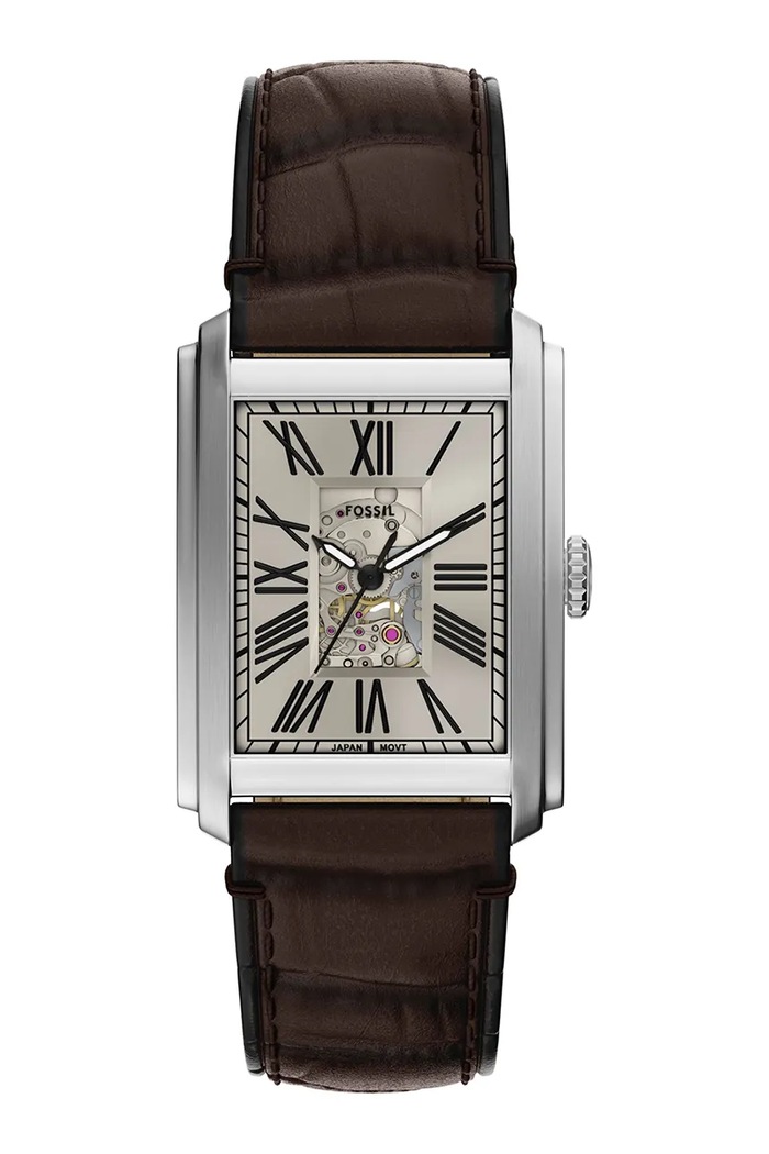 Fossil zegarek srebrny ME3272
