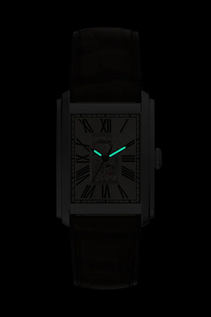 Fossil zegarek srebrny ME3272