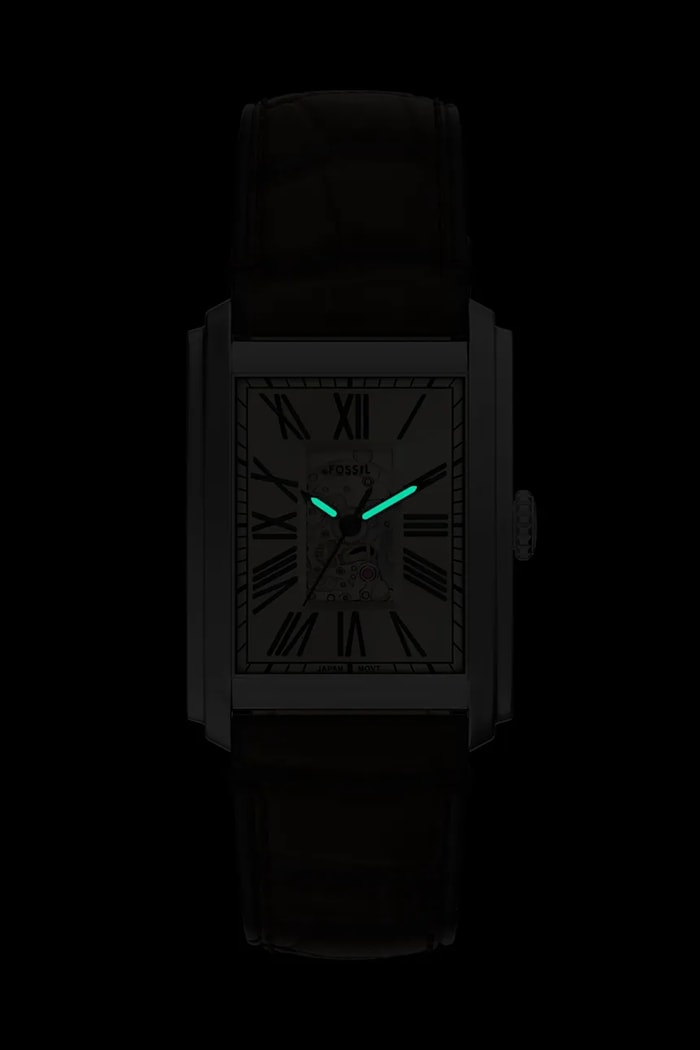 Fossil zegarek srebrny ME3272