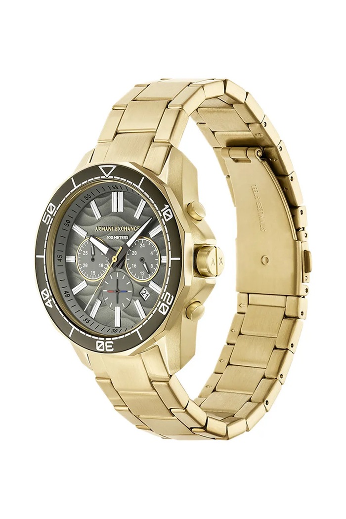 Akcesoria Armani Exchange zegarek AX1970 złoty