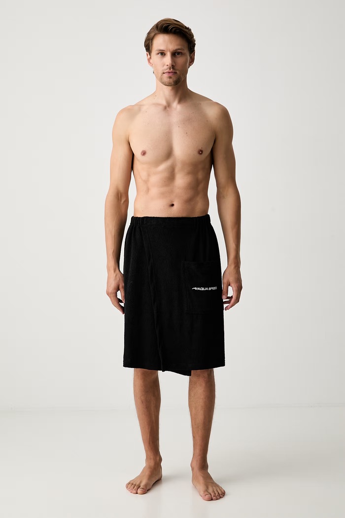 Aqua Speed ręcznik kąpielowy KILT czarny AA00