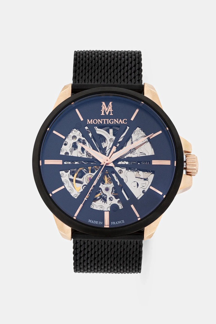 Hodinky MONTIGNAC ORIGINE černá MOPE19A08