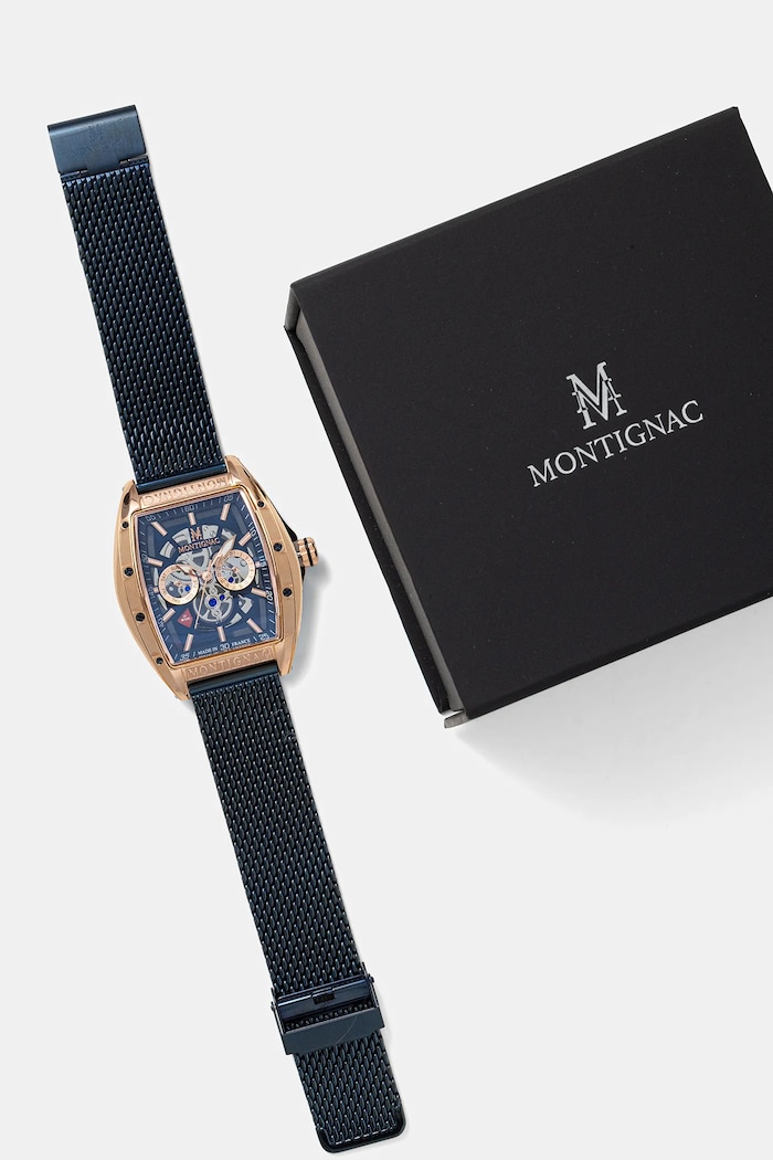 Akcesoria MONTIGNAC zegarek PALADIN MOW701 granatowy