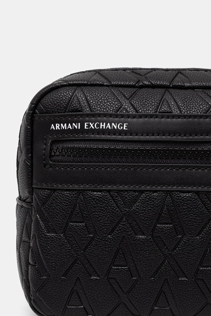 Armani Exchange borsa cosmetica da uomo nero XM001272.AF12133.NOS